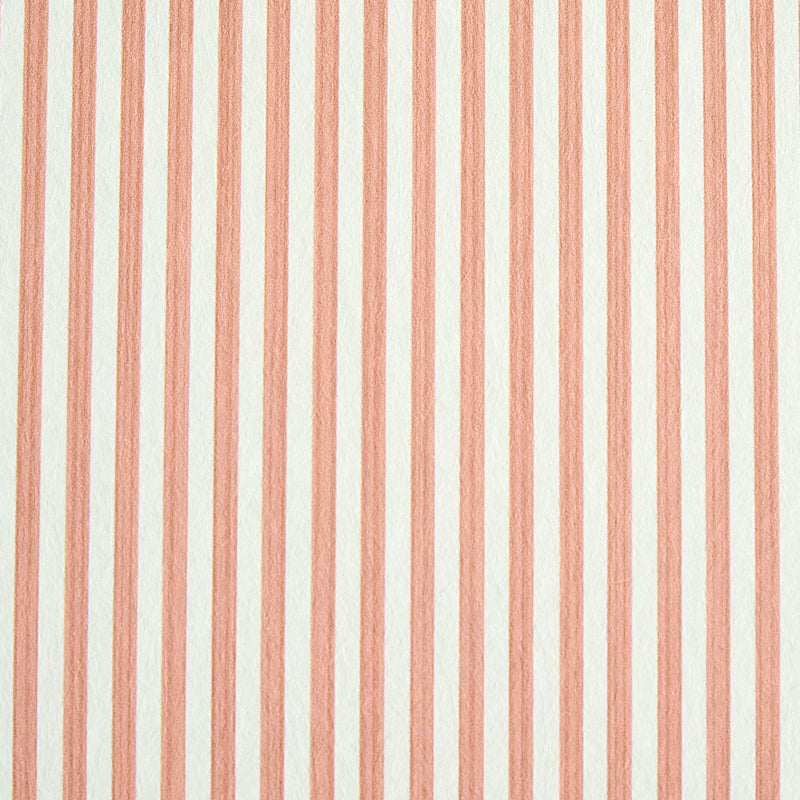 Schumacher Edwin Stripe Narrow Pink Wallpaper 5011875