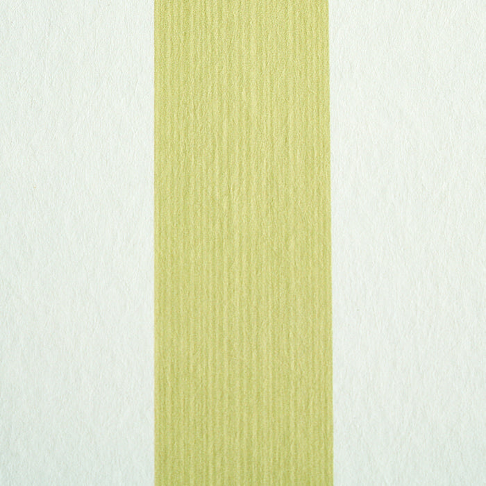 Schumacher Edwin Stripe Medium Citron Wallpaper 5011888