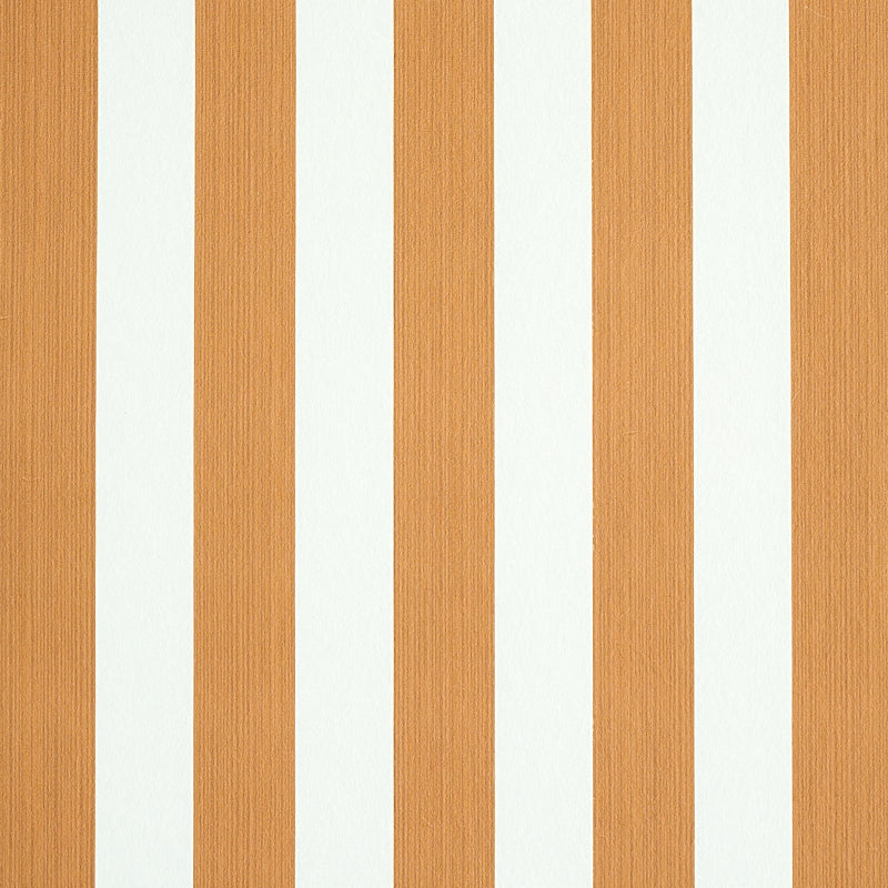 Schumacher Edwin Stripe Medium Butternut Wallpaper 5011893