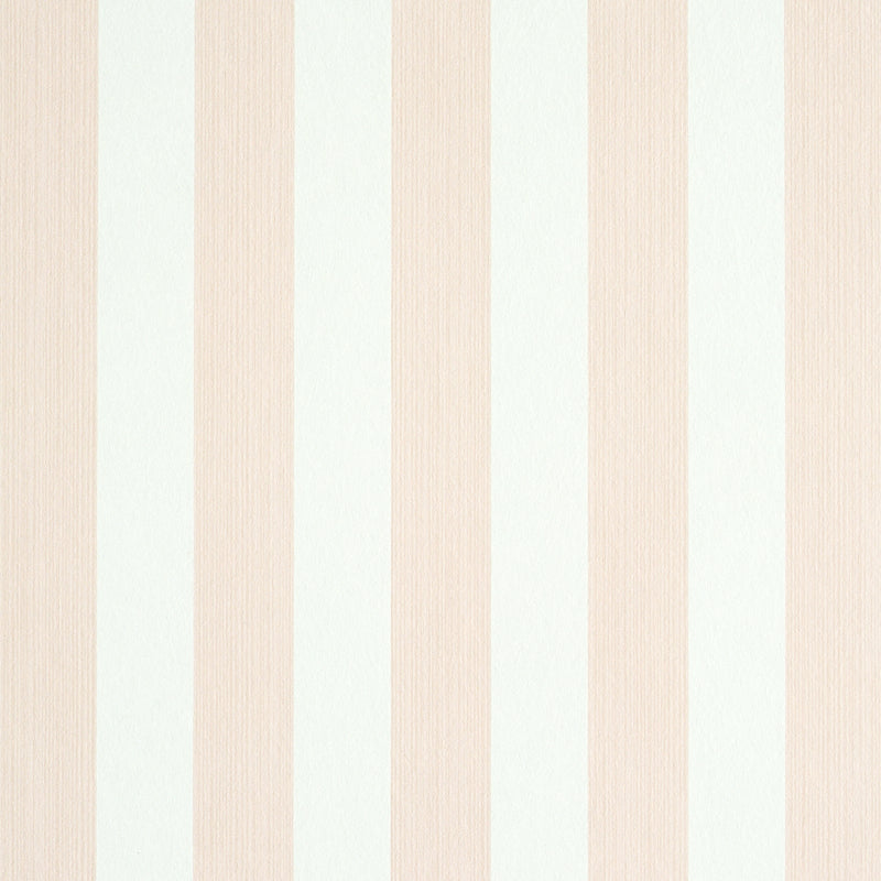 Schumacher Edwin Stripe Medium Blush Wallpaper 5011894