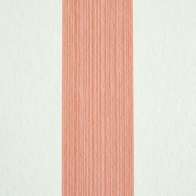 Schumacher Edwin Stripe Medium Pink Wallpaper 5011895