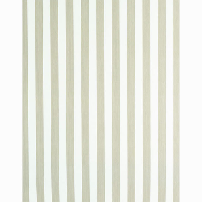 Schumacher Edwin Stripe Medium Linen Wallpaper 5011898