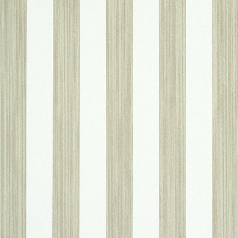 Schumacher Edwin Stripe Medium Linen Wallpaper 5011898