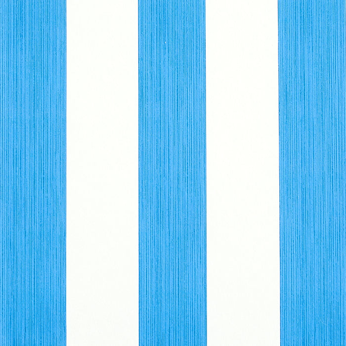 Schumacher Edwin Stripe Wide Cobalt Wallpaper 5011906