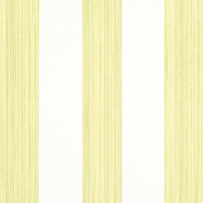 Schumacher Edwin Stripe Wide Citron Wallpaper 5011908