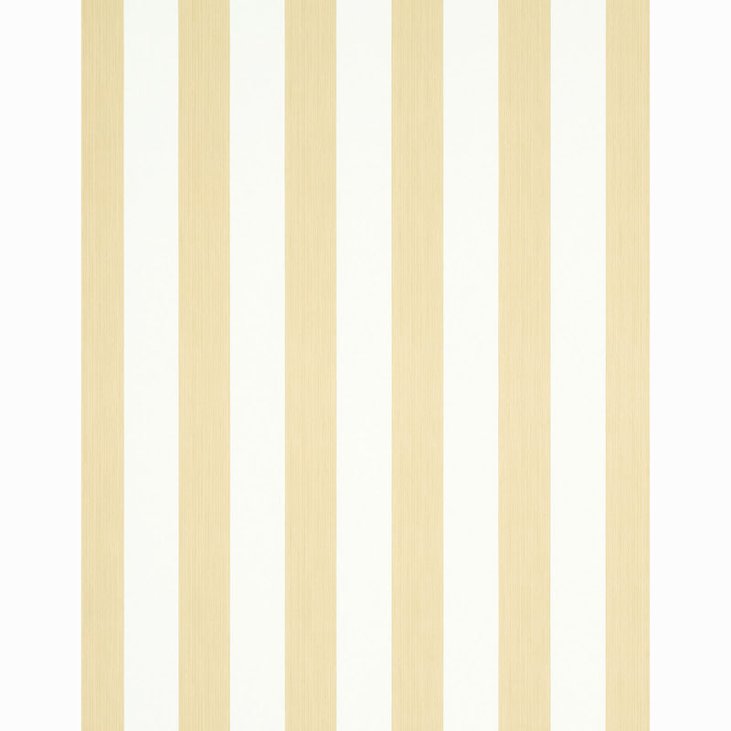 Schumacher Edwin Stripe Wide Sand Wallpaper 5011911