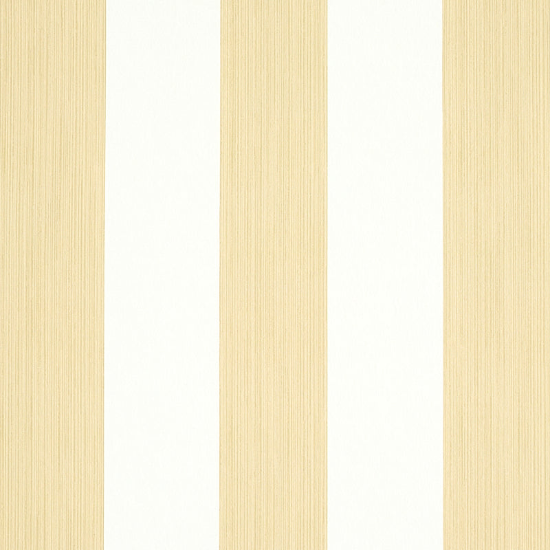 Schumacher Edwin Stripe Wide Sand Wallpaper 5011911