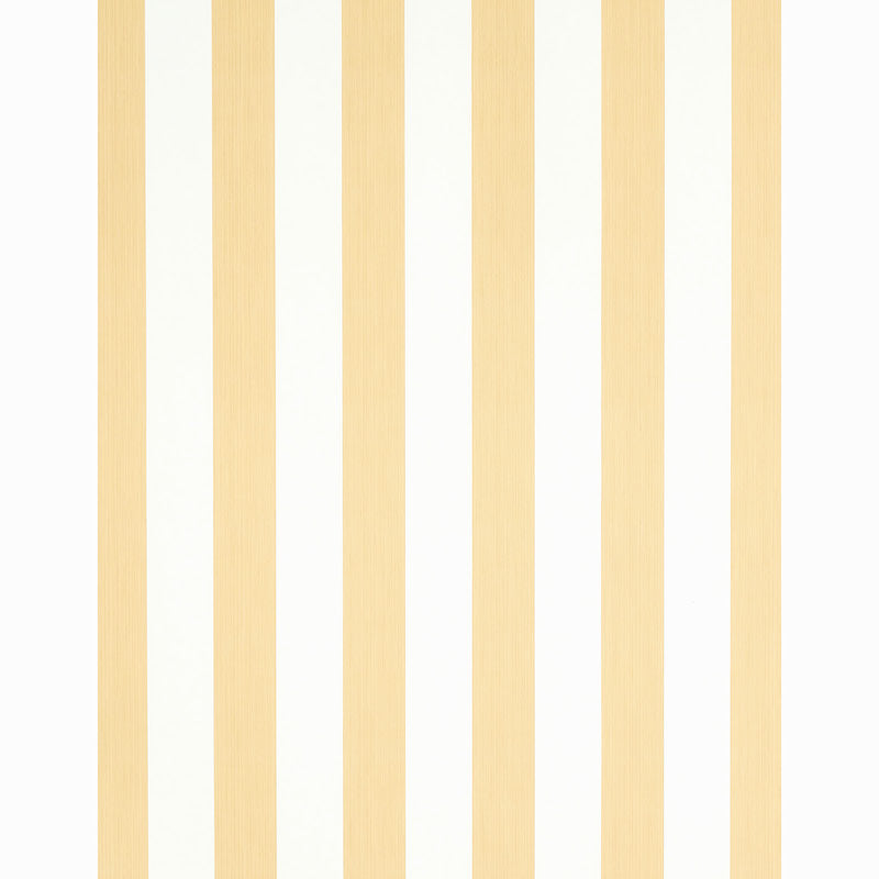 Schumacher Edwin Stripe Wide Wheat Wallpaper 5011912