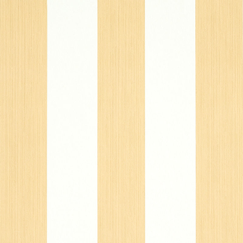 Schumacher Edwin Stripe Wide Wheat Wallpaper 5011912