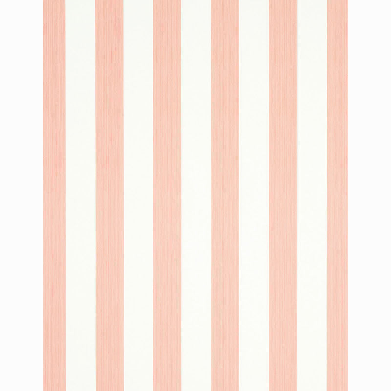 Schumacher Edwin Stripe Wide Pink Wallpaper 5011915