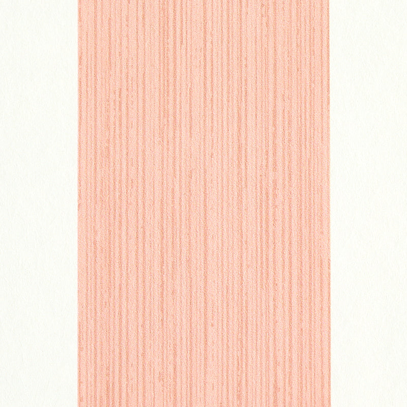 Schumacher Edwin Stripe Wide Pink Wallpaper 5011915