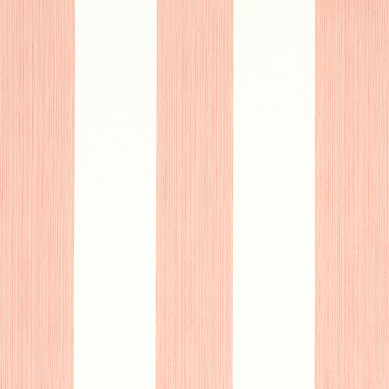 Schumacher Edwin Stripe Wide Pink Wallpaper 5011915