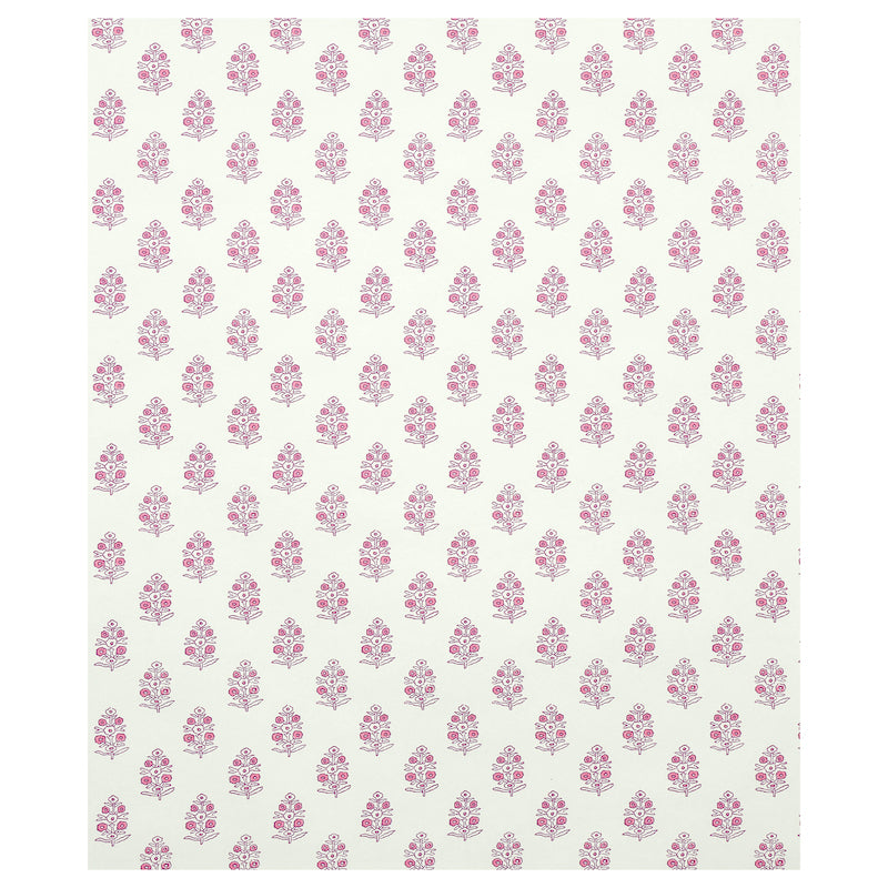 Schumacher Aditi Pink Wallpaper 5011932