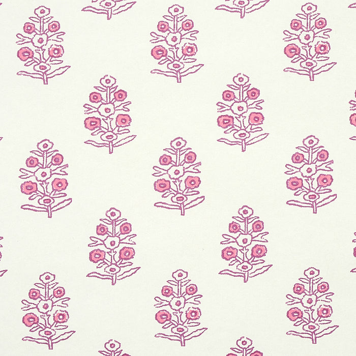 Schumacher Aditi Pink Wallpaper 5011932