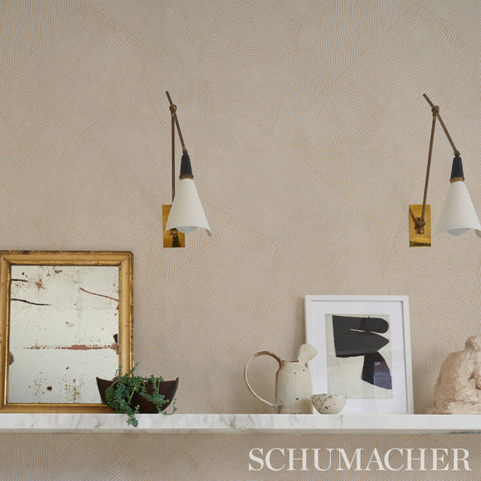 Schumacher Burnett Stone Wallpaper 5012002