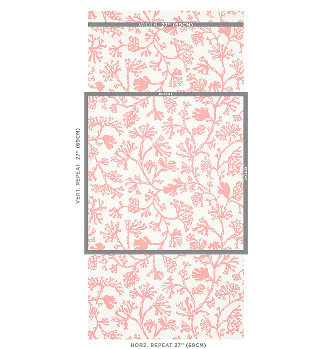 Schumacher Anthoza Coral Wallpaper 5012132