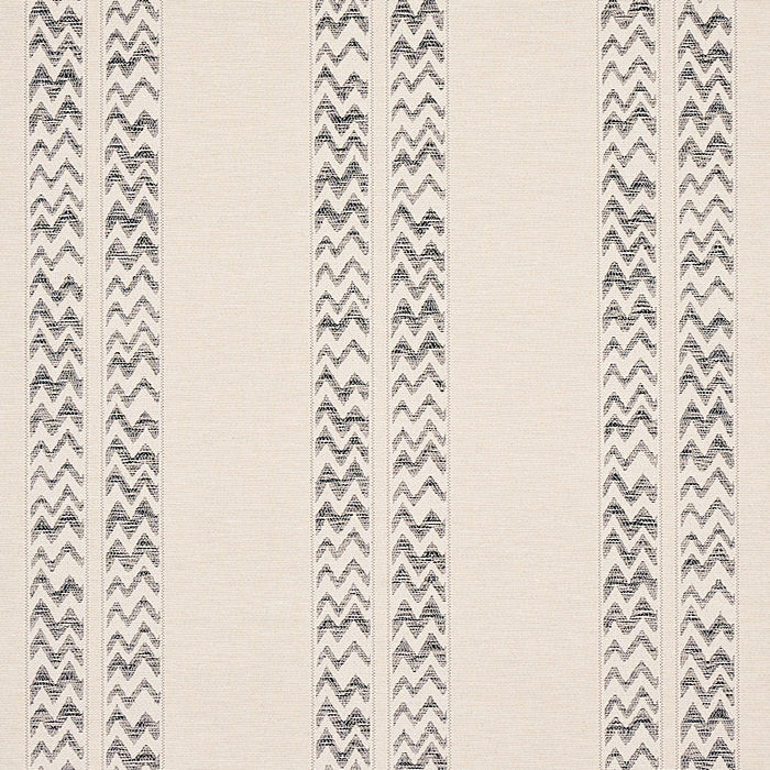 Schumacher Kudu Stripe Black Wallpaper 5012310