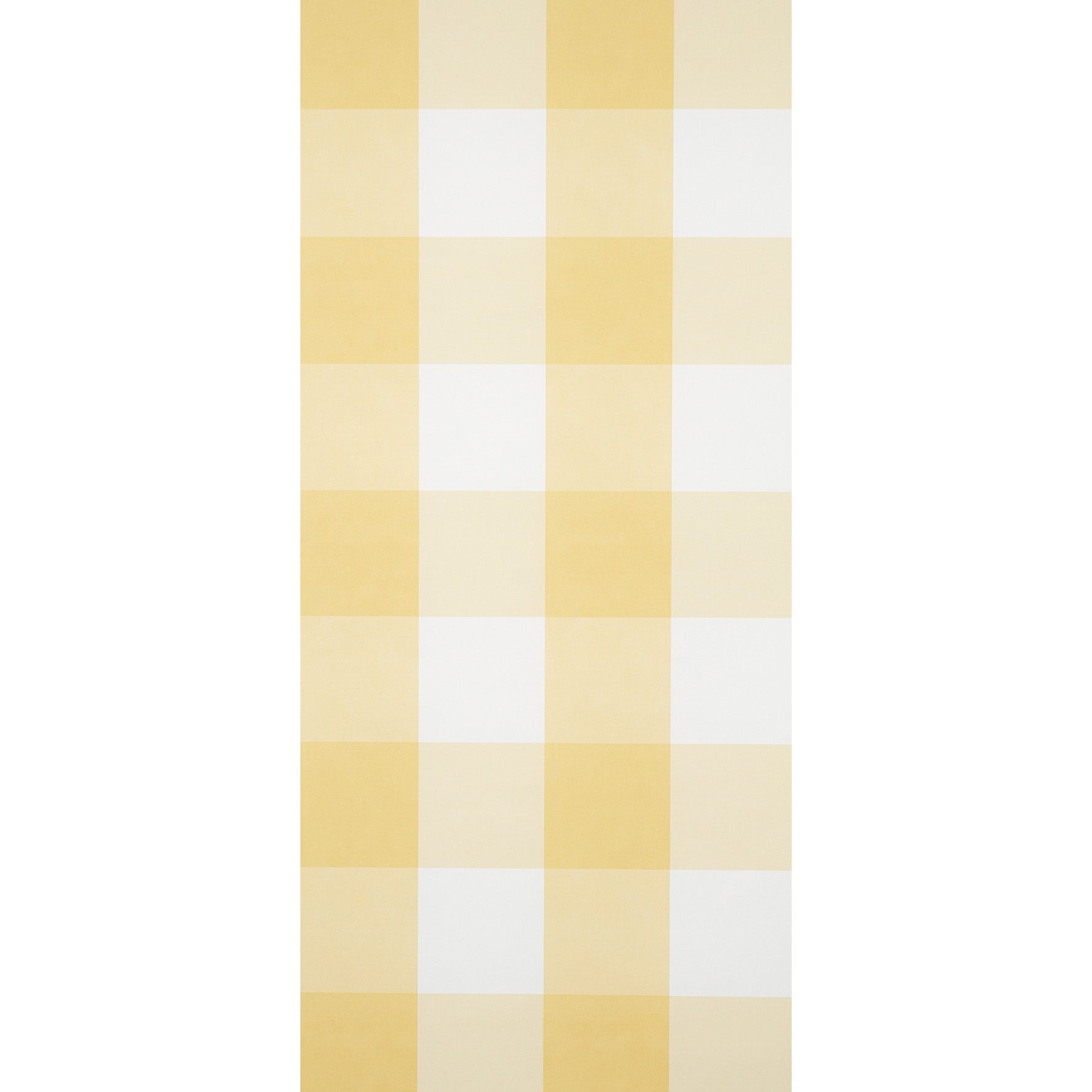 Schumacher Willa Check Large Yellow Wallpaper 5012353