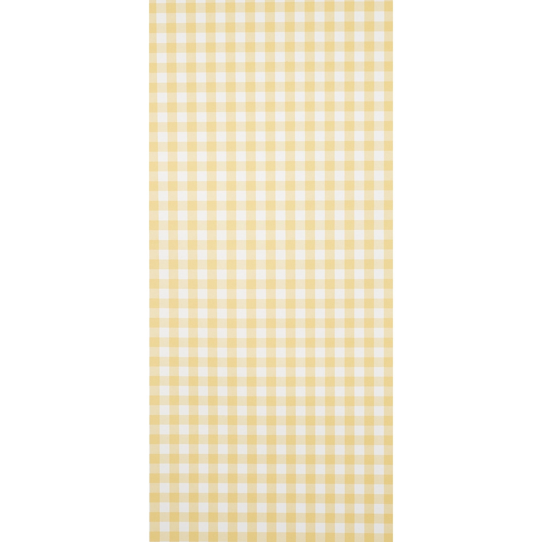 Schumacher Willa Check Yellow Wallpaper 5012363