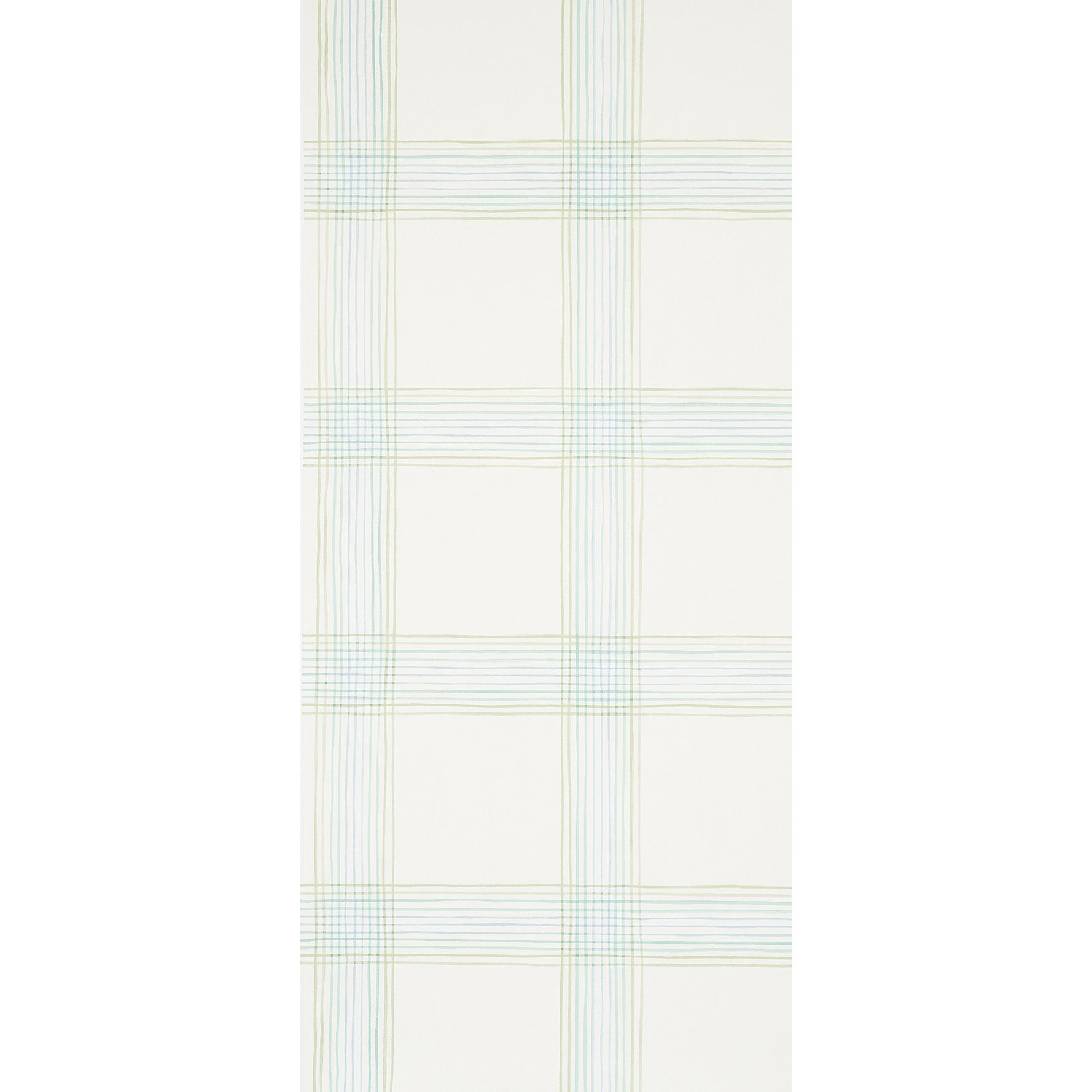 Schumacher Minerva Plaid Peacock Wallpaper 5012370