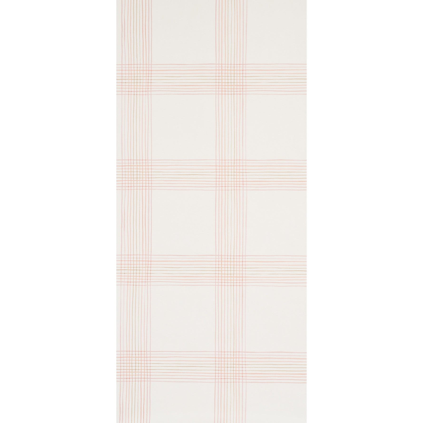 Schumacher Minerva Plaid Pink Wallpaper 5012372