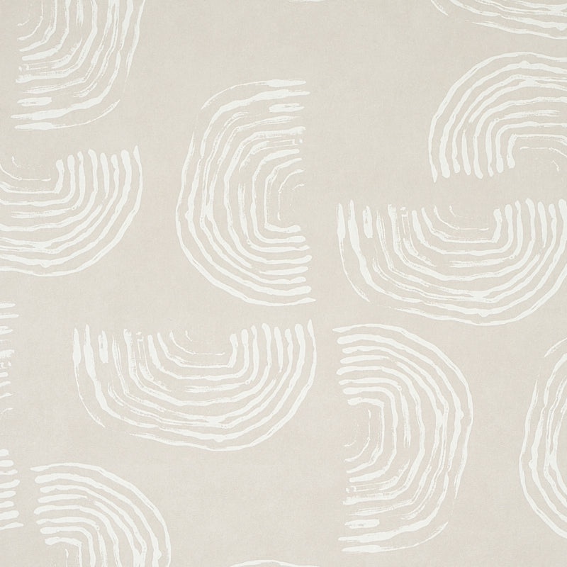 Schumacher Quansoo Ivory On Neutral Wallpaper 5012401