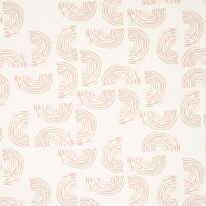 Schumacher Quansoo Coral On Ivory Wallpaper 5012402