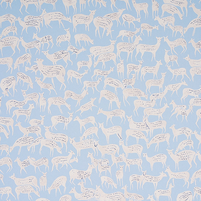 Schumacher Fauna Slate Blue Wallpaper 5012490