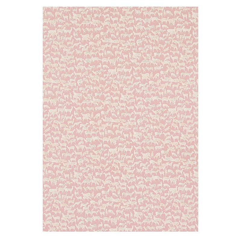 Schumacher Fauna Dusty Pink Wallpaper 5012491