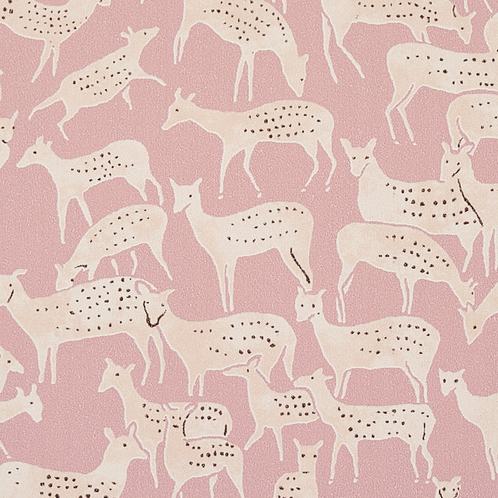 Schumacher Fauna Dusty Pink Wallpaper 5012491