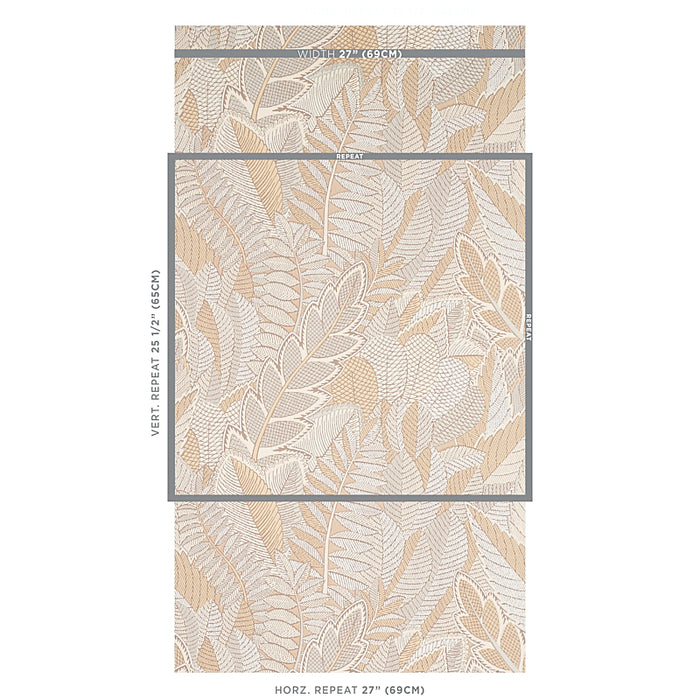 Schumacher Japura Forest Neutral Wallpaper 5012660