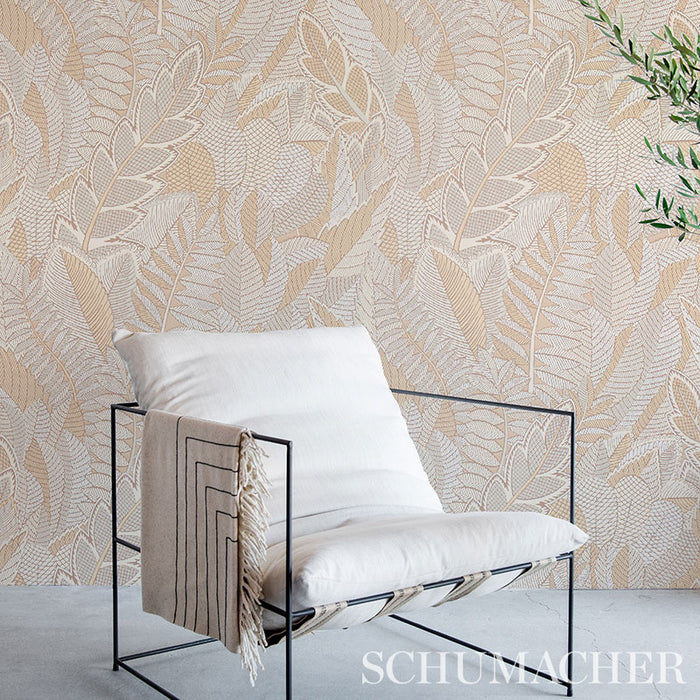 Schumacher Japura Forest Neutral Wallpaper 5012660