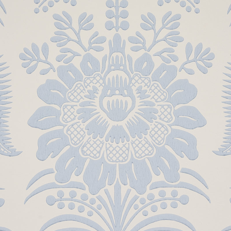 Schumacher Greta Ivory Wallpaper 5012720