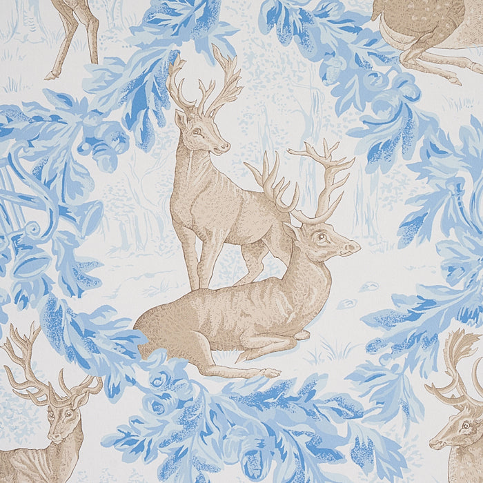 Schumacher Woburn Meadow Ice Wallpaper 5012730