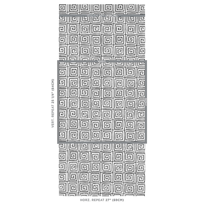 Schumacher Trousdale Black Wallpaper 5012810