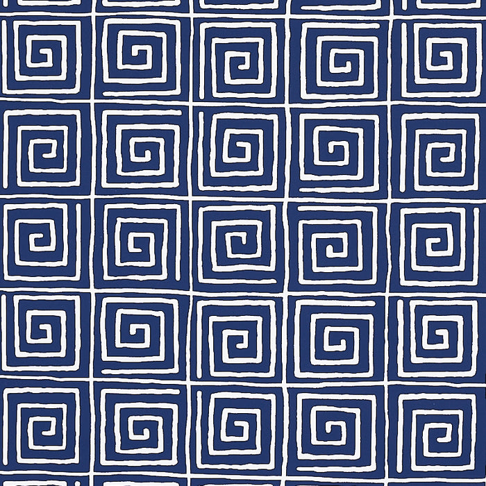 Schumacher Trousdale Midnight Blue Wallpaper 5012813