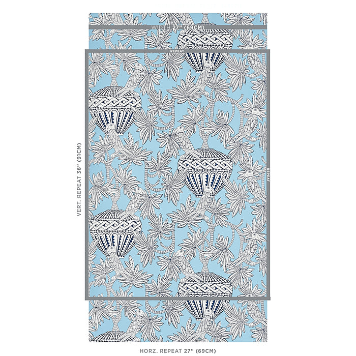 Schumacher Santarem Sky Wallpaper 5012820