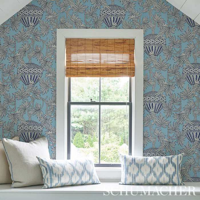 Schumacher Santarem Sky Wallpaper 5012820