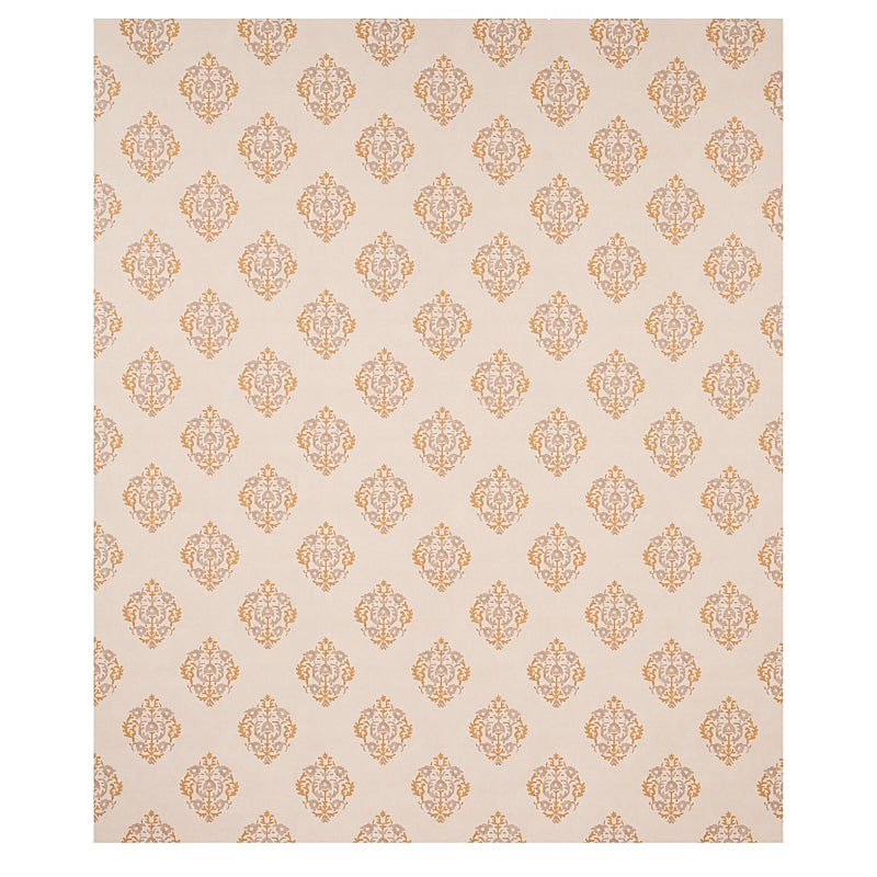 Schumacher Constantine Natural & Ocher Wallpaper 5012880