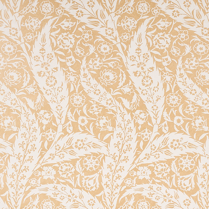 Schumacher Saz Paisley Ochre Wallpaper 5012900