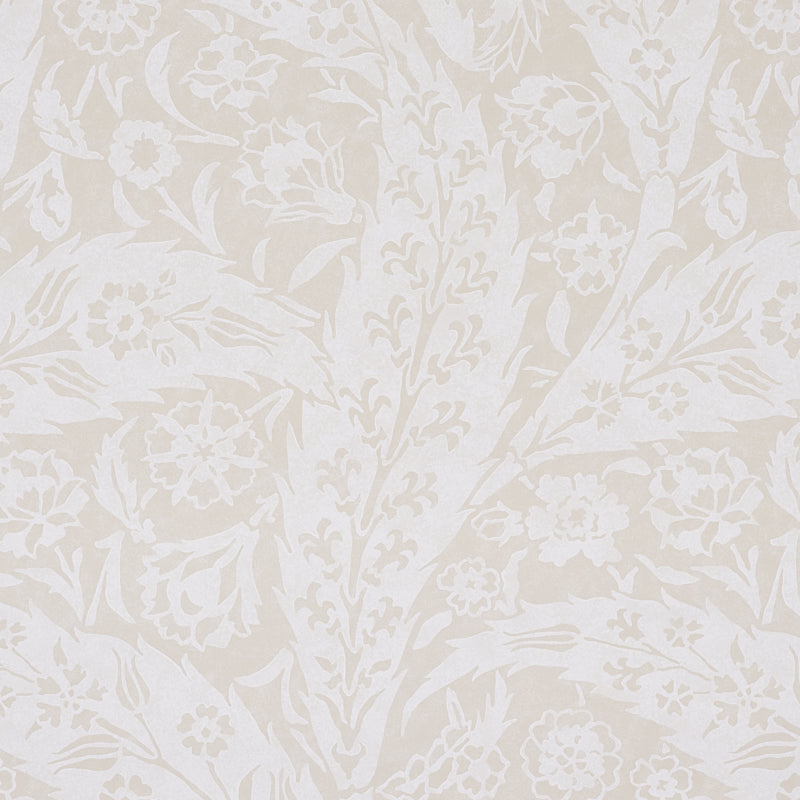 Schumacher Saz Paisley Ivory Wallpaper 5012901