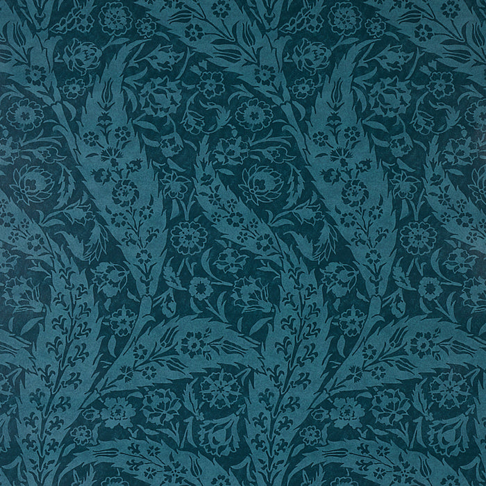 Schumacher Saz Paisley Peacock Wallpaper 5012903