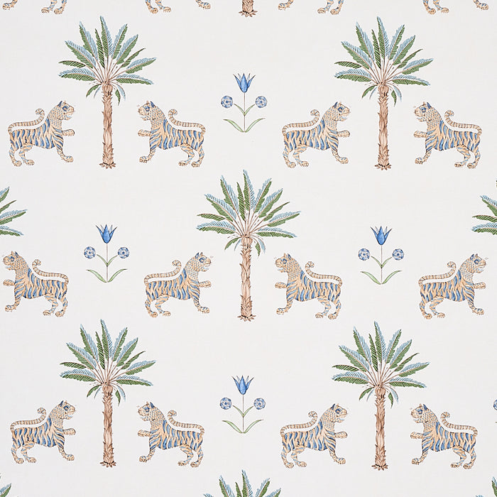 Schumacher Tiger Palm Delft Wallpaper 5012921