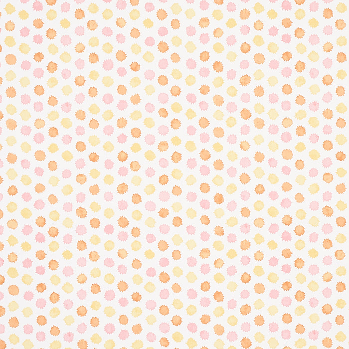 Schumacher Mini Bursts Yellow & Pink Wallpaper 5013101