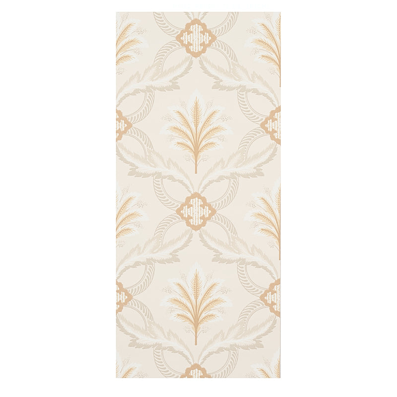 Schumacher Front Waltz Grey & Gold Wallpaper 5013151