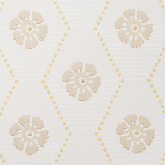 Schumacher Hive Bloom Sand Wallpaper 5013162