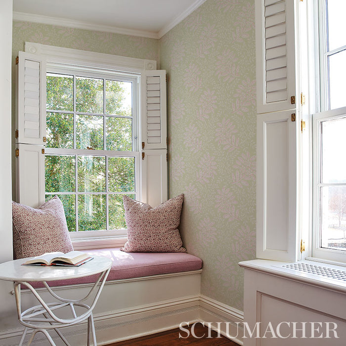 Schumacher Secret Garden Green Wallpaper 5013170