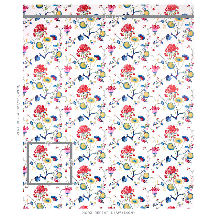 Schumacher Vasily Multi Wallpaper 5013211