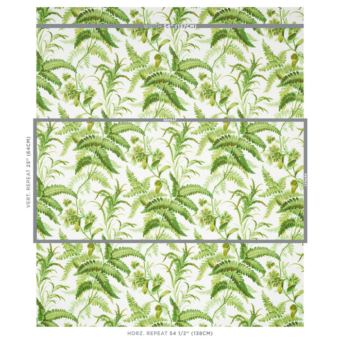 Schumacher Myers Fern Tropical Wallpaper 5013231