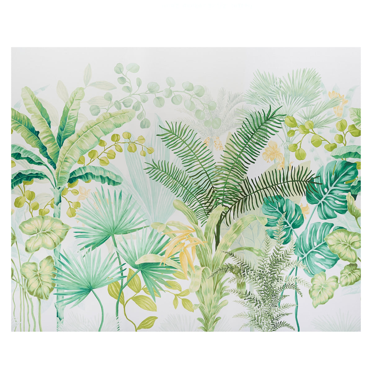 Schumacher Big Tropical Panel Set Green Wallpaper 5013270